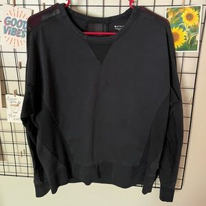 Athleta Mesh Pattern Crewneck